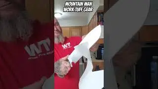ABSOLUTE BEAST OF A KNIFE!!! MOUNTAIN MAN BY WORK TUFF GEAR #worktuffgear #shorts