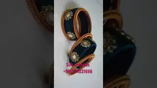 Bangles | Silk thread bangles set | Handmade Jewellery #short #trending #bangles