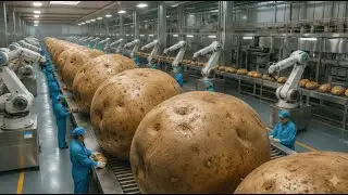 Inside a Modern Pringles Factory: Whole Potatoes Turn Into Perfect Stacked Chips (Full Process)