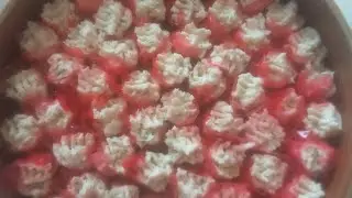 Cara bikin adonan siomay pake air panas. lengkap Takeran & bumbu bumbu ny
