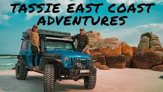 TOURING TASMANIA - Sand Dune Offroading, Beach Camping, Bay of Fires | Ep 3 |
