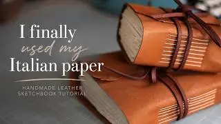How I Make My Handmade Sketchbooks (Easy Artist Bookbinding)