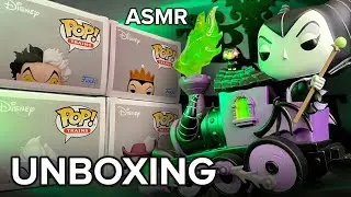 Disney Villains Train Set Funko Pop Complete Set Unbox & Review Halloween (ASMR no talking)