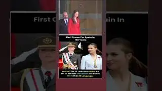 First Queen For Spain in 150 Years #leonor#spain#queen #beautifulgirl #soldier #trending #viral#yt