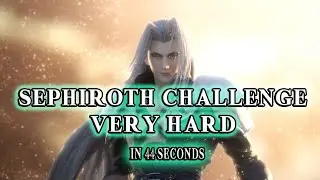 The Sephiroth Challenge VERY HARD.....In 44 seconds  (How to unlock Sephiroth) - Smash Ultimate