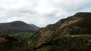 Sychnant Pass Road, Llandudno, Snowdonia National Park, North Wales.