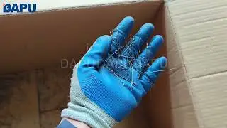 Hooked-End Steel Fiber Machine Working Video