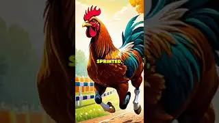 The Farm Fable: Chicken vs. Horse  #FarmTales #FunnyFables #JokeOfTheDay #shorts