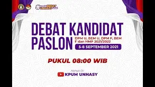 DEBAT PASANGAN CALON LEGISLATIF DAN EKSEKUTIF PERIODE 2021-2022 UNIVERSITAS HASYIM ASY'ARI