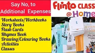 Flintoclass at Home| Flintoclass Review in Hindi| Flintoclass LKG Books| Flintoclass Curriculum
