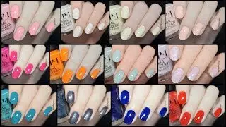 OPI Grease Collection Summer 2018 Swatches / No talking! :) OPIxGREASE