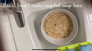 ASMR recycled soap making ♻️♻️relax and see how I recycle my soap bars