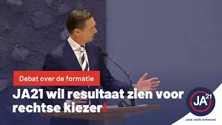 Eerdmans over de formatie: Alleen een centrum-rechts kabinet doet recht aan de verkiezingsuitslag