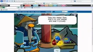 Club Penguin:Water Suit,Beat Sensei in 1 TRY!