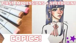 Finally trying Copic Markers! First Impressions + Speedpaint