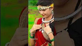 Tribal traditional attire of Madhya Pradesh #youtubeshorts #viralshort #tribal #culture