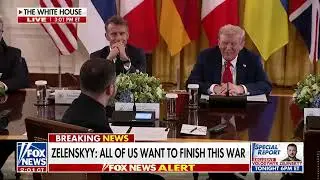 ENG/ SWE Text. TRUMP Press conference in the White House with NATO and European leaders.
