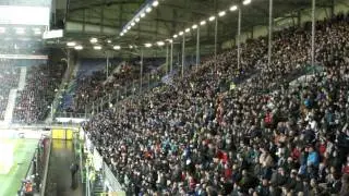 Wave door Abe Lenstra Stadion bij 5-1 tegen AZ