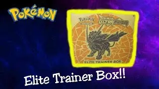 Opening A POKEMON Ultra Prism Elite Trainer Box!!
