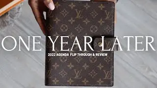 LOUIS VUITTON GM AGENDA: ОБЗОР ЗА ГОД | Составление и пролистывание моего кольцевого ежедневника ...