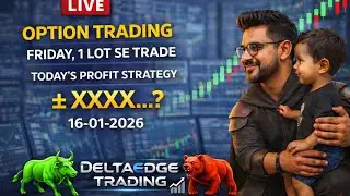 INTRADAY LIVE TRADING || NIFTY 50 || 16-01-2026 #trader #nifty #trading #indicator #optiontrading