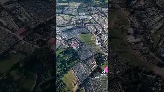 Drone footage reveals how big Glastonbury Festival really is #shorts #culture