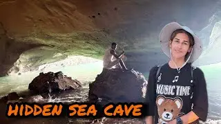Exploring a Hidden Sea Cave on the Persian Gulf | Challenging Trail Adventure (Couple Adventure)