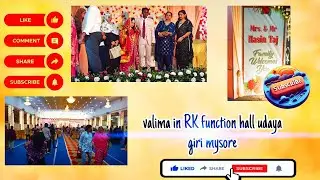 Valima in R. K funtion Hall udayagiri Mysore#muslimah #sunnatnikah #sunnatvalima#shortsviral#short