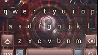 Robot Eye Animated Keyboard