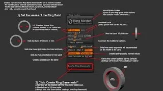 ZBrush 4R7 P3 - 'Ring Master v1.0' Unofficial ZPlugin Tutorial