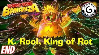 Donkey Kong Bananza No Commentary 🦍🍌 K. Rool, King of Rot Boss Fight and Ending