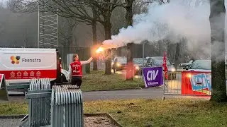 Metaalsector staakt bij Groene Ster voor een cao