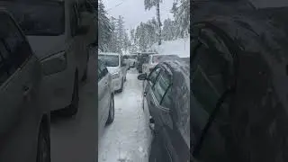 Malam Jabba road condition l Snowfall l Swat