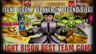 LIGHT BISON / Slayer Craig TEST on Legend SIEGE BATTLE - isengdudegame Summoners War
