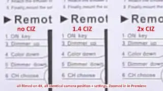 The truth about Sony Clear Image Zoom - a proper test using a7sii