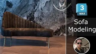 Modeling Sofa 3DMax تصميم الأثاث
