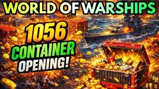 1056 CONTAINER?! 😱 ENDLICH WIEDER SCHIFFE 🚢 | World of Warships 🚢🔥
