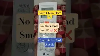 How to Use Auto Clean in LG AC 🔧 | Easy AC Cleaning Tip!