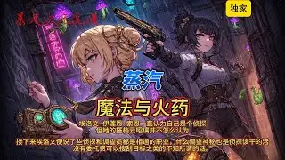🔥《蒸汽，魔法与火药》1|云昭璃瞥了一眼埃洛文：那么为什么我们接到的委托大分都和侦探不太搭边，都是些调查员该干的东西。接下来埃洛文便说了些侦探和调查员都是相通的职业#有聲書 #穿越 #爽文 #動漫