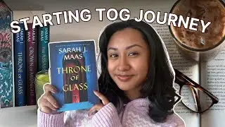 FINALLY Starting Throne of Glass ⚔️❤️&zwj;🔥 | reading the first 4 books, bookstore trip