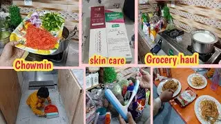 Mini grocery hau| || Budget is not understood nowadays || chowmin in my style | Humaira Ubaid vlogs