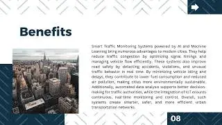 Smart Traffic Monitoring System Using AI & Machine Learning | Seminar Presentation | CSE-AIML