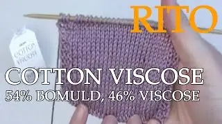 Drops Cotton Viscose garn 54% bomuld, 46% viskose - Rito.dk