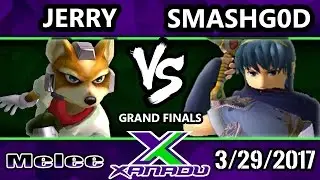 S@X 195 - Jerry (Fox) Vs. SmashG0D (Marth) - SSBM Grand Finals - Smash Melee