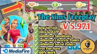 The Sims FreePlay Mod Apk (v5.97.1) - Unlimited Everything Gameplay 2025!