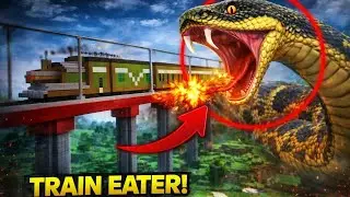 Surviving from shin train eater 😨 in Minecraft Arivval 😱 || Aayushhh.