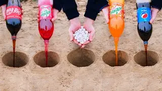 Эксперимент: Кола, Миринда, Пепси, Ментос под Землей