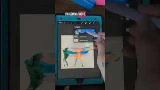 How to use clipping mask for photos to mix them in Procreate