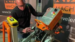 Beveler USA - How to set up the UZ50 TRIUMPH beveling machine