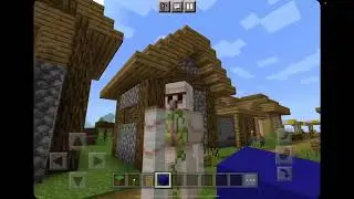 Building blue stair block in Minecraft part 1